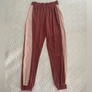 Urban Outfitters BDG Women’s Two-Tone Joggers in Pink and Cream